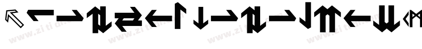 Flotsam Motorway字体转换